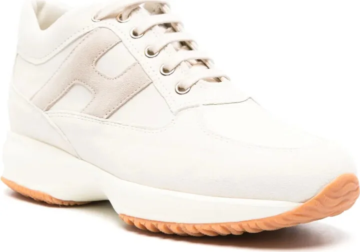 Logo-Patch Suede-Panelled Sneakers - Image 2