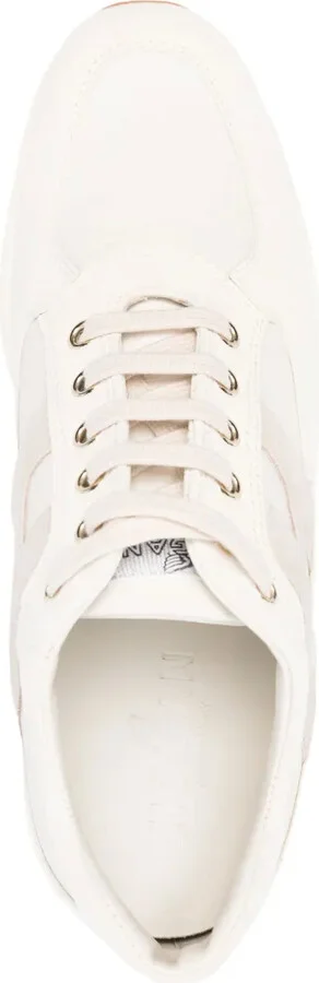 Logo-Patch Suede-Panelled Sneakers - Image 4
