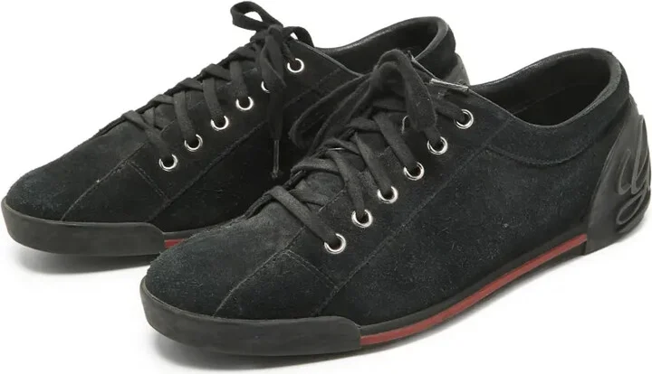 Logo-Patch Suede Sneakers - Image 2