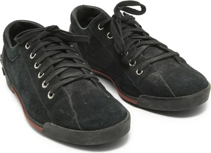 Logo-Patch Suede Sneakers - Image 3
