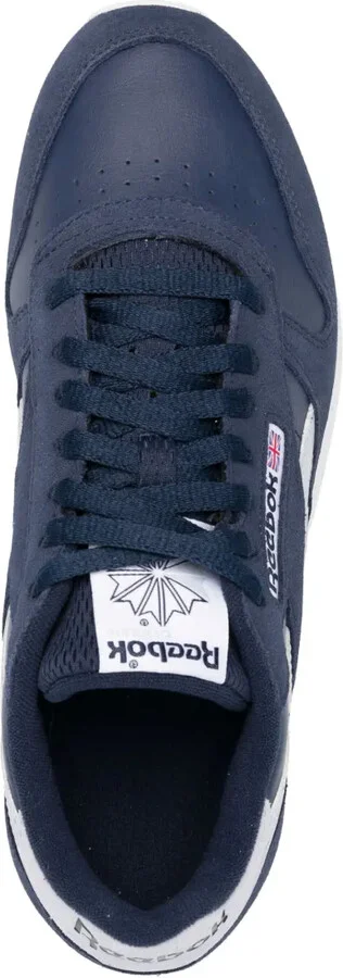 Logo-Patch Suede Sneakers - Image 4