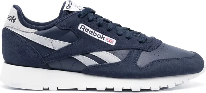Logo-Patch Suede Sneakers