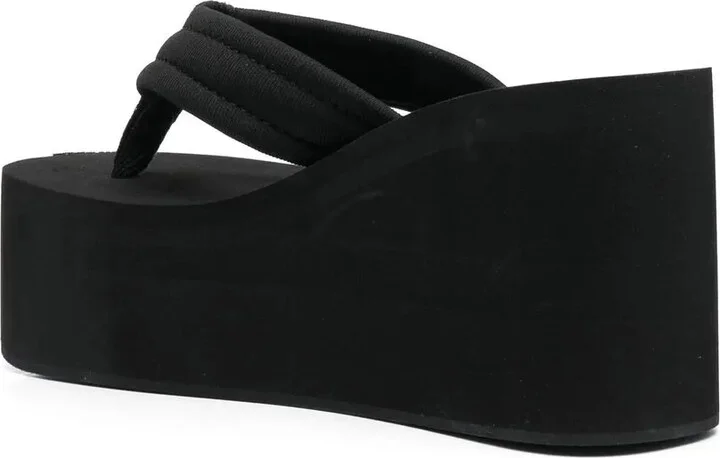 Logo-Patch Wedge Sandals - Image 3