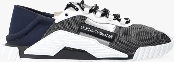 Logo-patched Sneakers, , - Grey