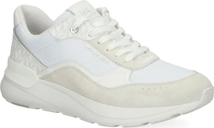 Logo-Pattern Mesh Sneakers - Image 2