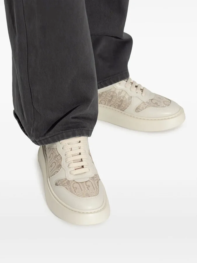 Logo-Pattern Sneakers - Image 5