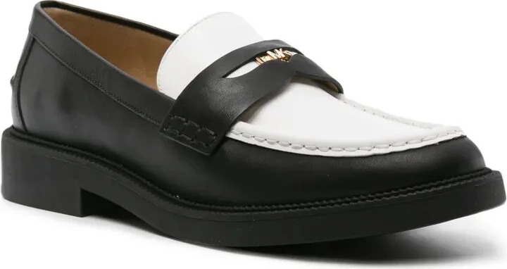 Logo-Penny Leather Loafers - Image 2