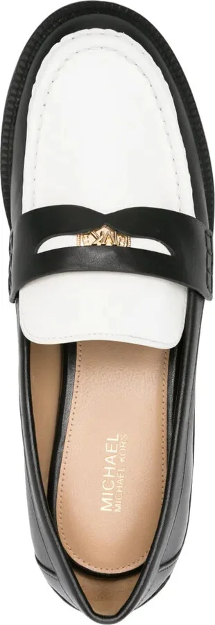 Logo-Penny Leather Loafers - Image 4