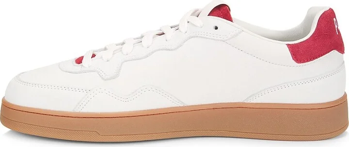 Logo Perforated Leather Sneakers - Image 4