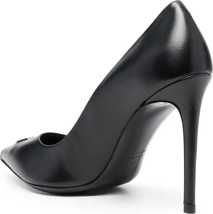 Logo-Plaque 100mm Heeled Pumps - Image 3