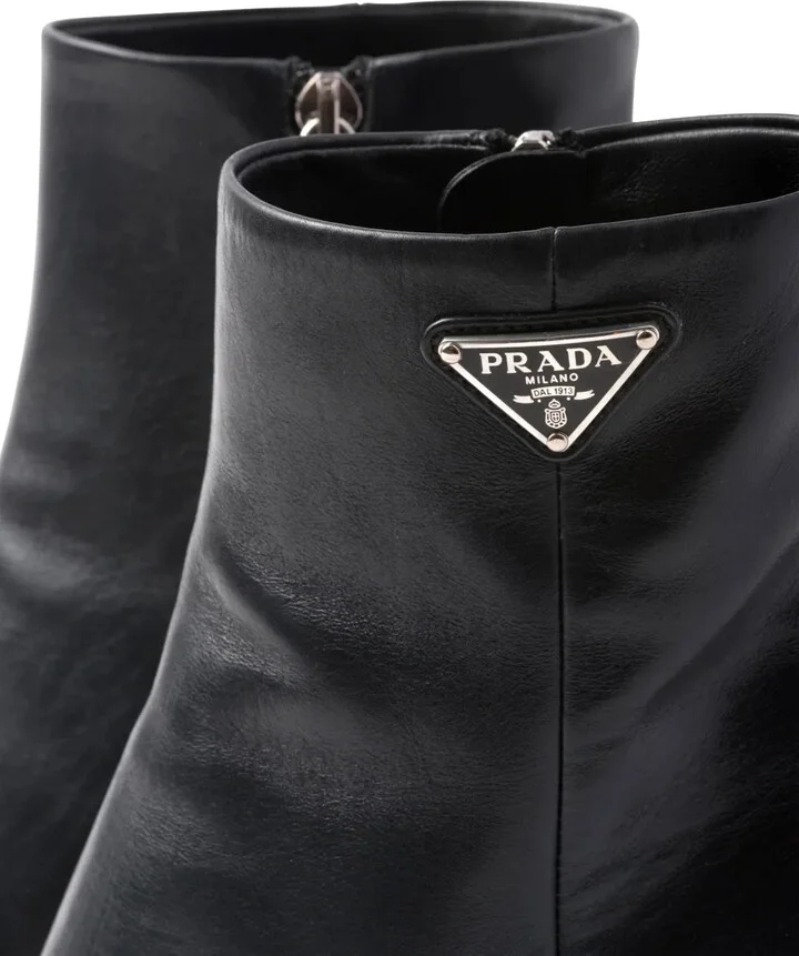 Logo Plaque 65mm Ankle Boots - Image 5