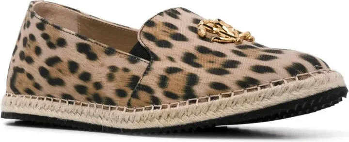 Logo-Plaque Animal-Print Espadrilles - Image 2