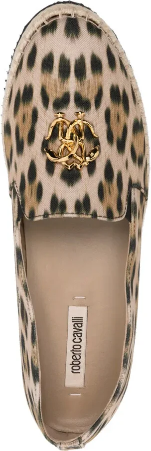 Logo-Plaque Animal-Print Espadrilles - Image 4