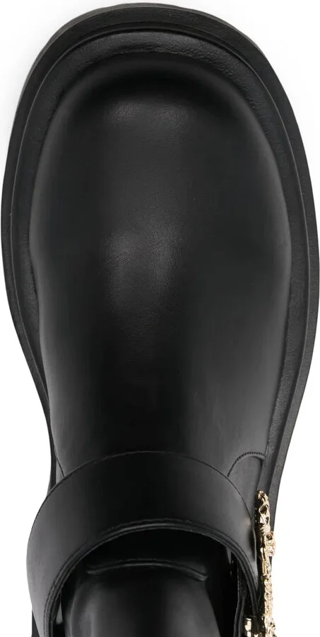Logo-Plaque Ankle Boots - Image 4