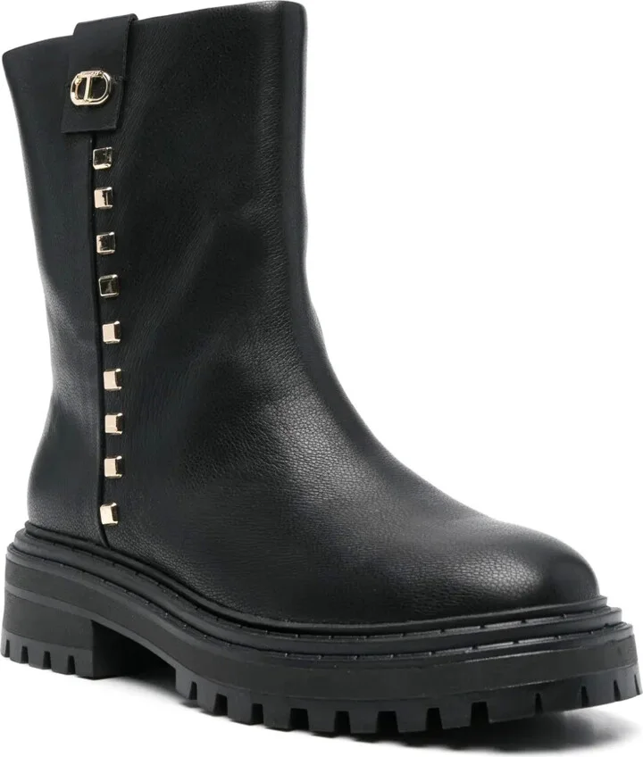 Logo-Plaque Ankle Boots - Image 2