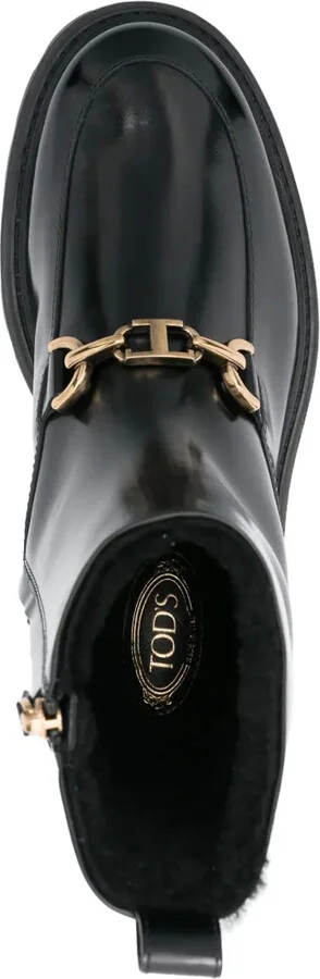 Logo-Plaque Ankle Boots - Image 4