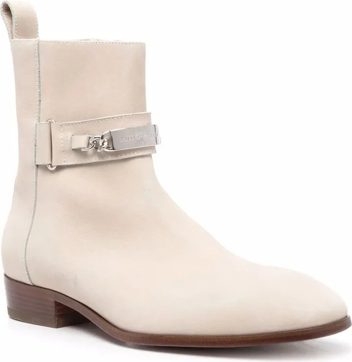 Logo Plaque Ankle Boots - Image 2
