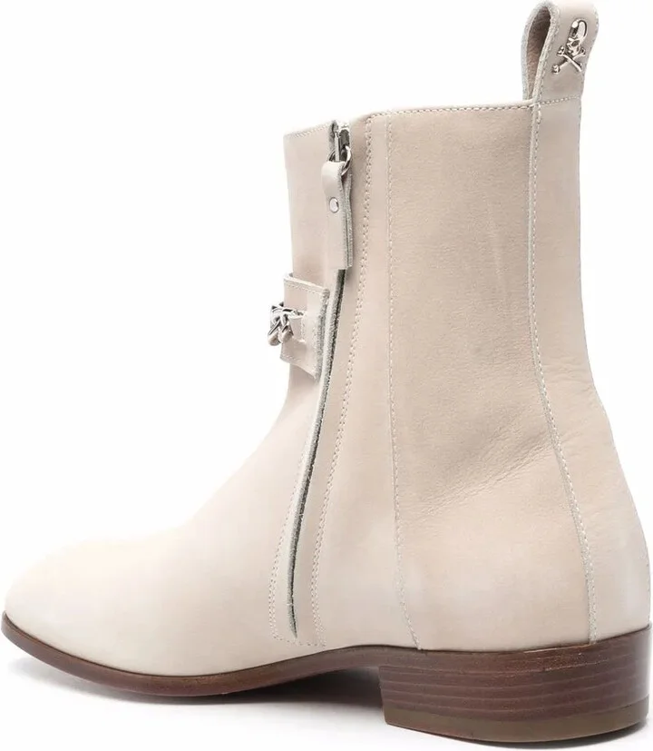 Logo Plaque Ankle Boots - Image 3