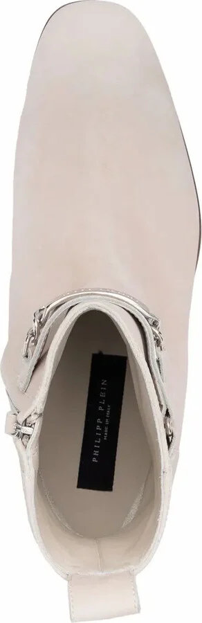 Logo Plaque Ankle Boots - Image 4