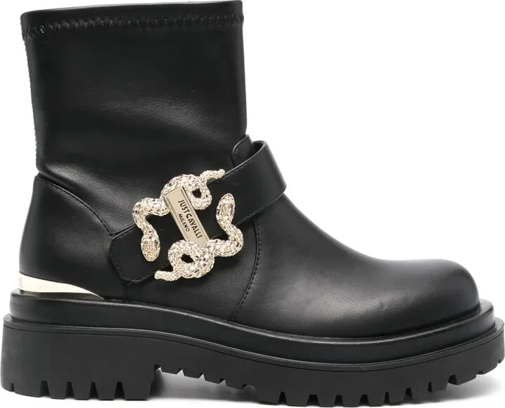 Logo-Plaque Ankle Boots