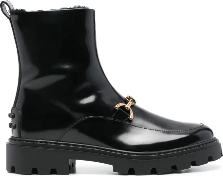Logo-Plaque Ankle Boots