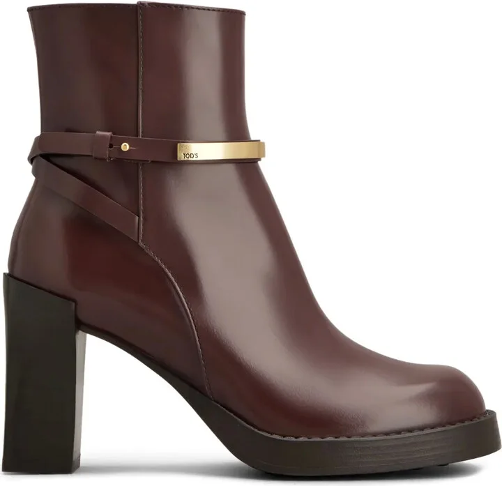 Logo-Plaque Ankle Boots