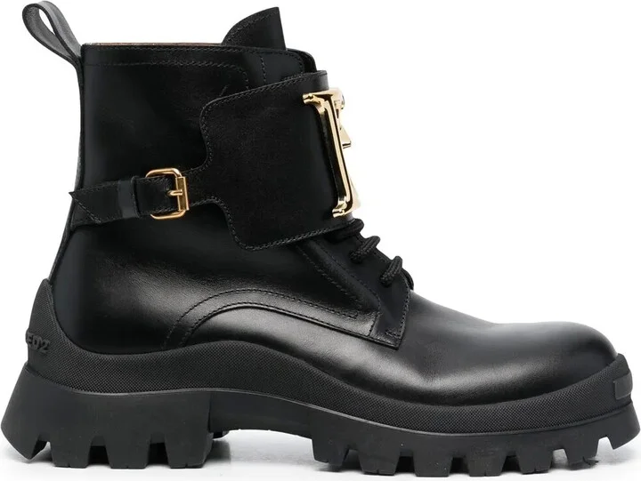 Logo-Plaque Ankle Boots