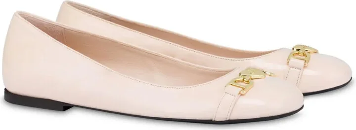 Logo-Plaque Ballerina Shoes - Image 2