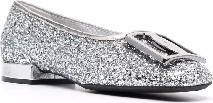 Logo-Plaque Ballerina Shoes - Image 2
