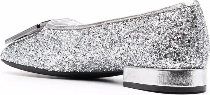 Logo-Plaque Ballerina Shoes - Image 3