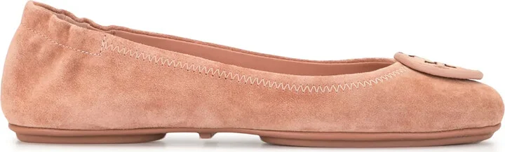Logo Plaque Ballerina Shoes