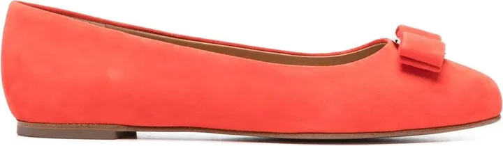 Logo-Plaque Ballerina Shoes