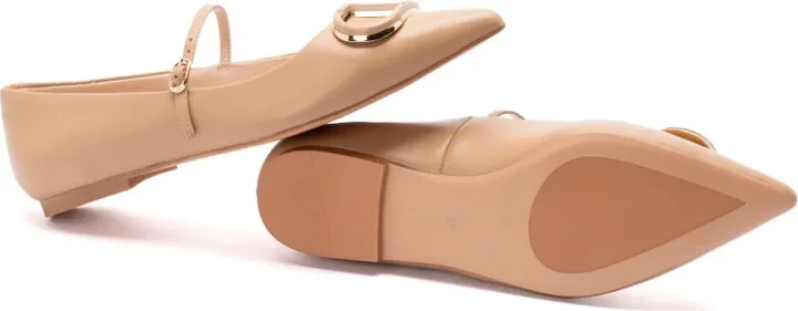 Logo-Plaque Ballet Flats - Image 4