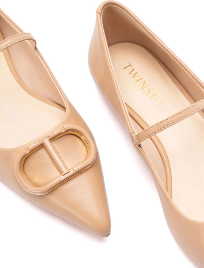 Logo-Plaque Ballet Flats - Image 5