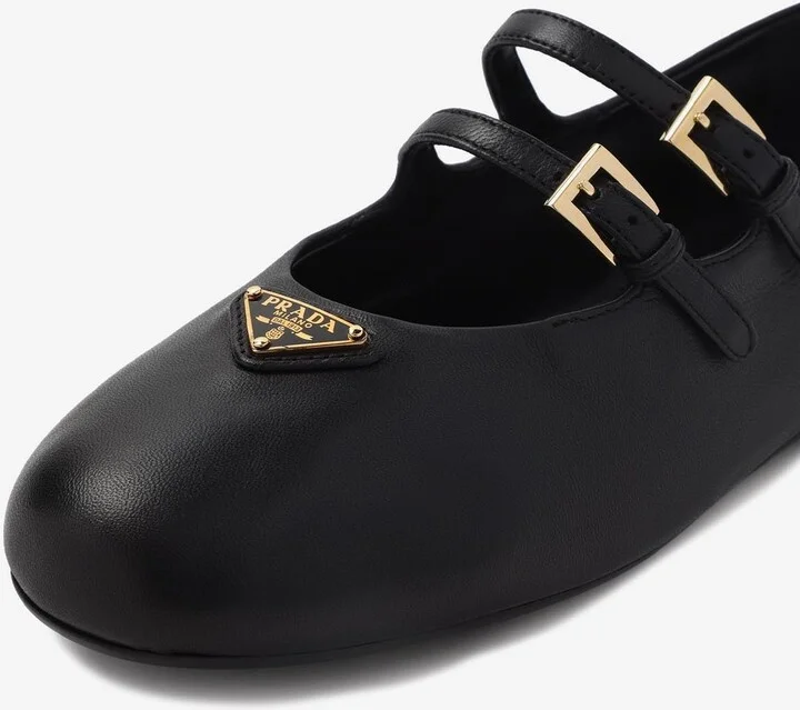 Logo-Plaque Ballet Flats - Image 3