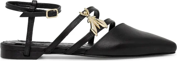 Logo-Plaque Ballet Flats