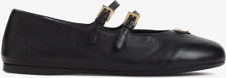 Logo-Plaque Ballet Flats
