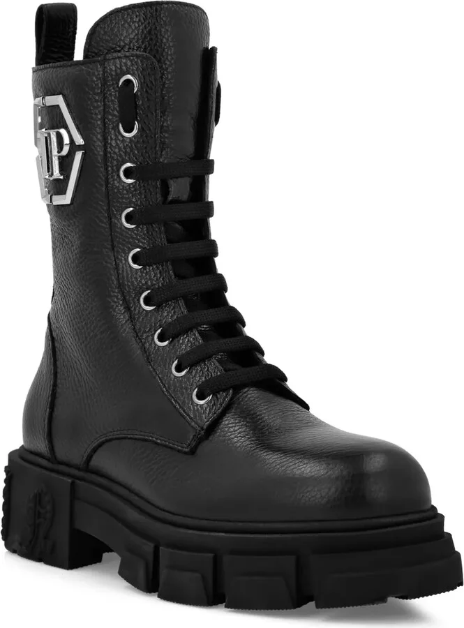 Logo-Plaque Boots - Image 2