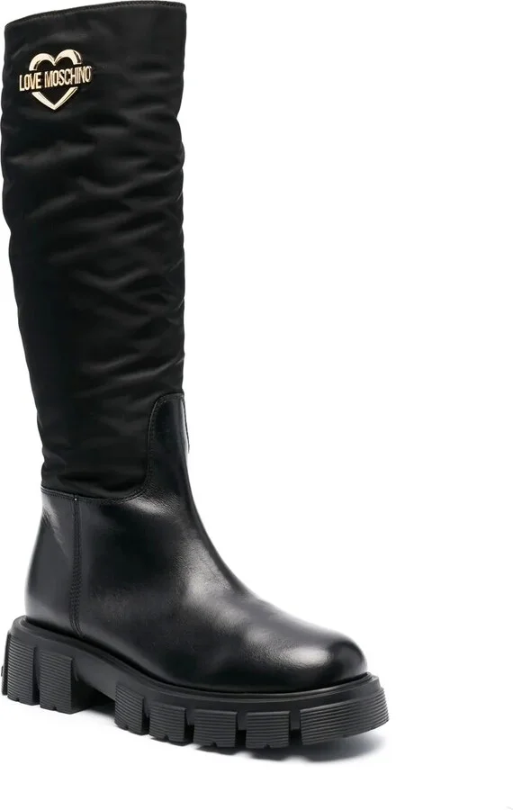 Logo-Plaque Boots - Image 2