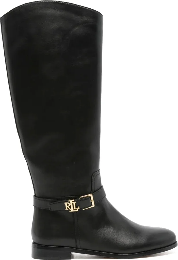 Logo-Plaque Boots