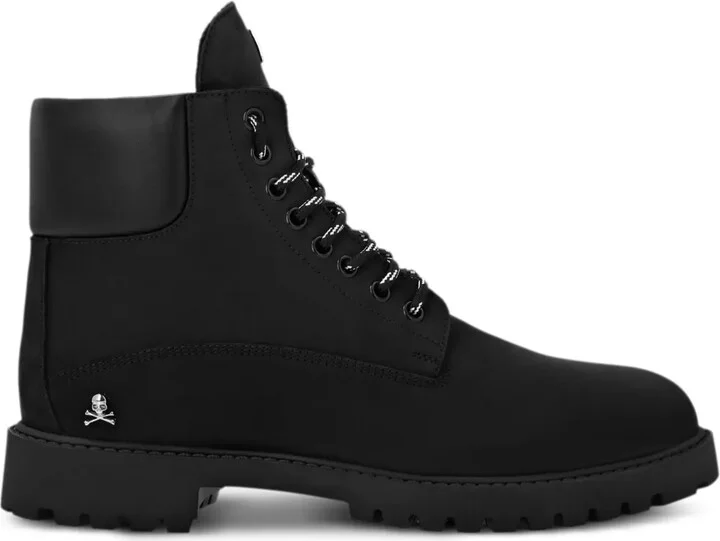 Logo-Plaque Boots