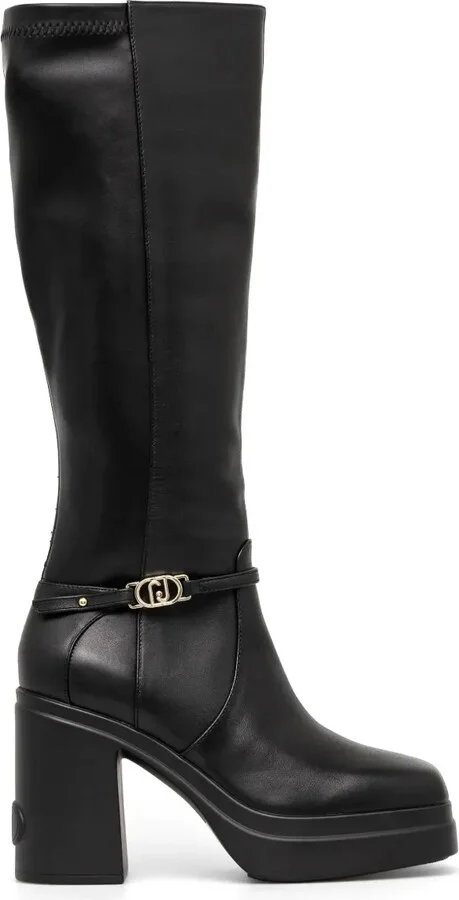 Logo-Plaque Boots