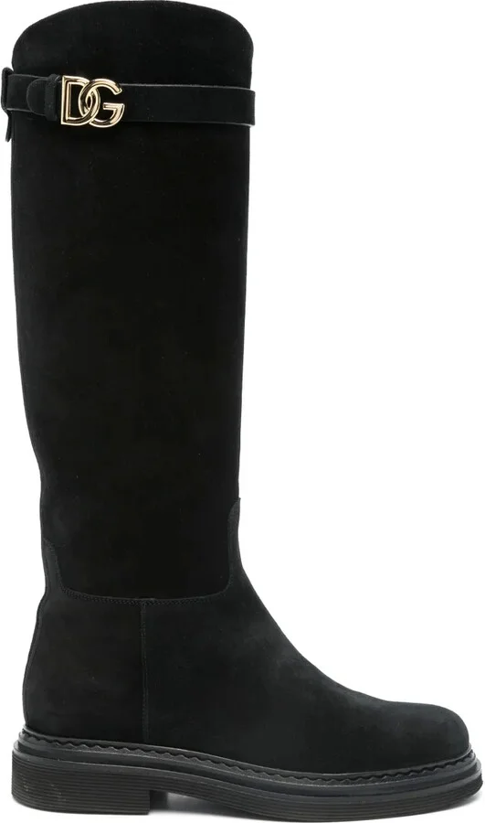 Logo-Plaque Boots