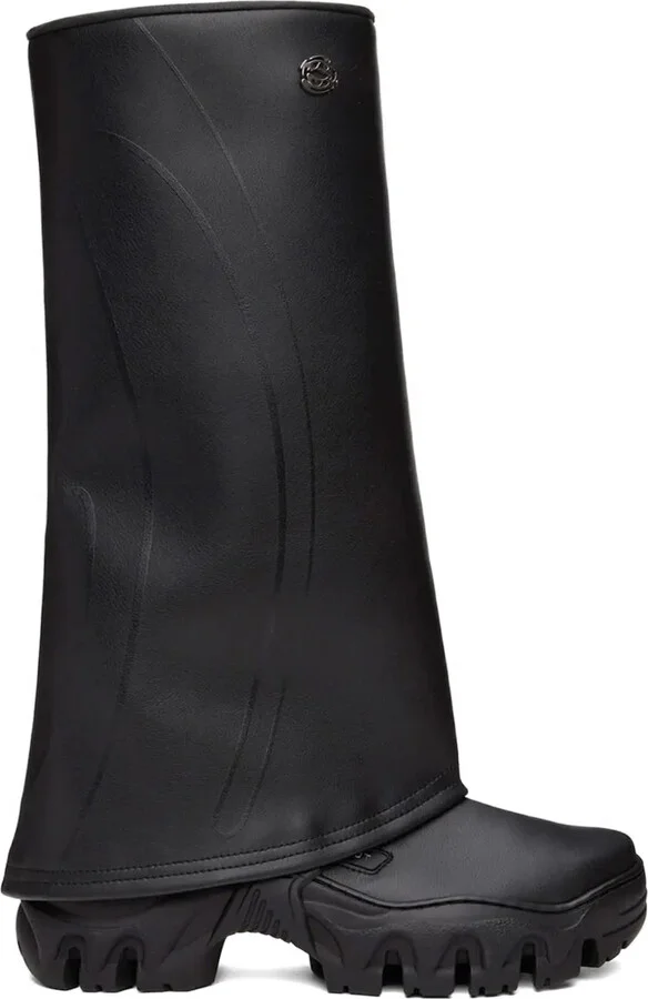 Logo-Plaque Boots