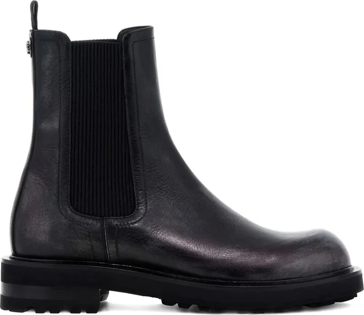 Logo-Plaque Boots