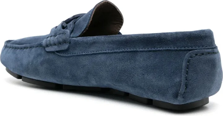 Logo-Plaque Calf-Leather Loafers - Image 3