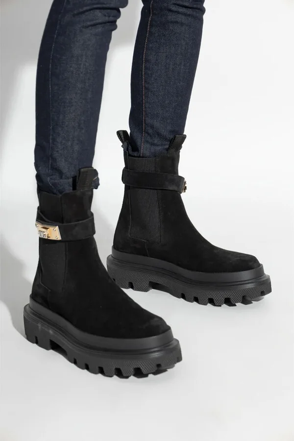 logo-plaque Chelsea boots - Image 2