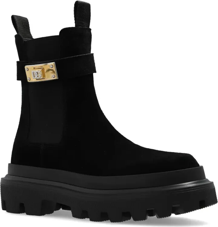 logo-plaque Chelsea boots - Image 4