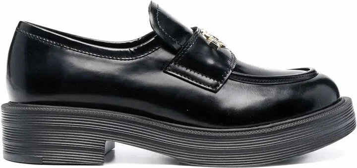 Logo-Plaque Chunky Loafers