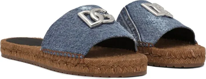 Logo-Plaque Denim Espadrilles - Image 2